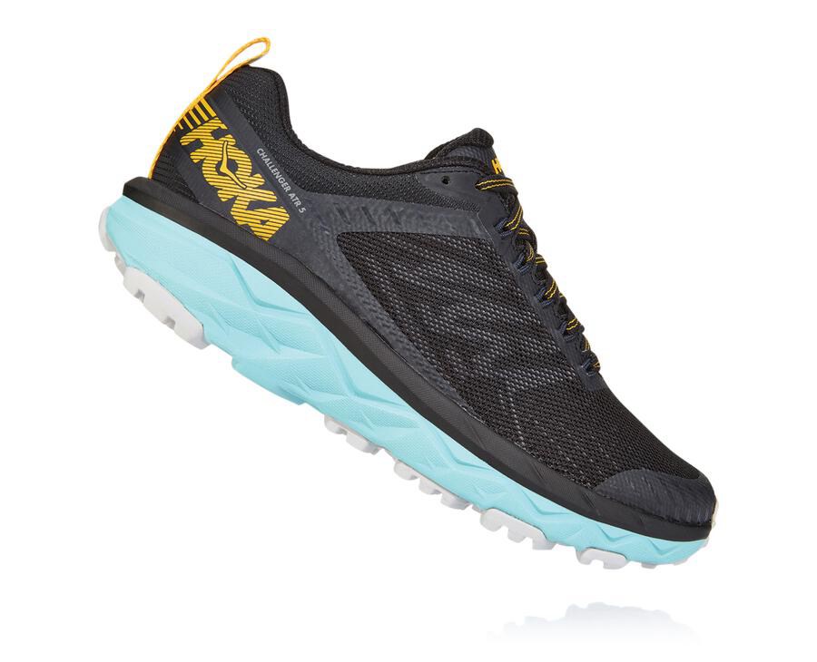 Tenis Trail Hoka One One Feminino Pretas - Challenger Atr 5 - 190-GPQRUF